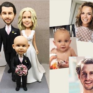 Surprise Gift Custom Handmade Your 3D Portrait Art Doll from Photos by uDesign